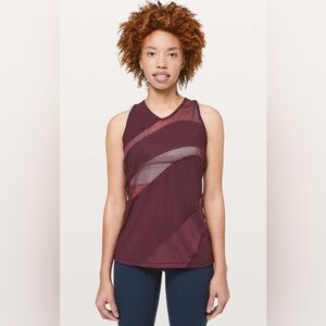 Lululemon Athletica Mesh in Motion Racerback Tank Top small
